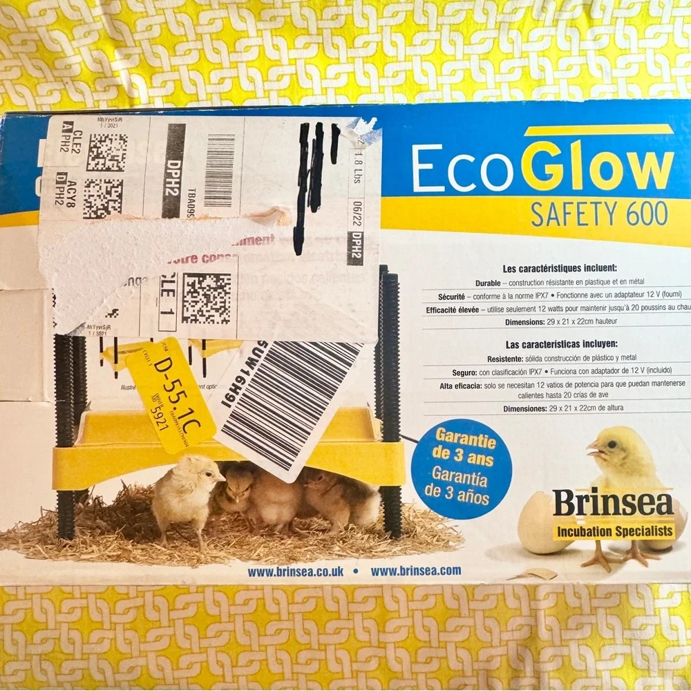 Chick Brooder Brinsea EcoGlow Safety 600- Yellow - Picture 15 of 16